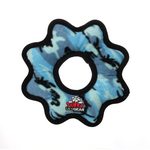 Tuffy's Tuffy's Ultimate Gear Ring Durable Dog Toy  Camo Blue