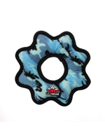 Tuffy's Tuffy's Ultimate Gear Ring Durable Dog Toy  Camo Blue