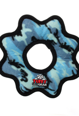 Tuffy's Tuffy's Ultimate Gear Ring Durable Dog Toy  Camo Blue