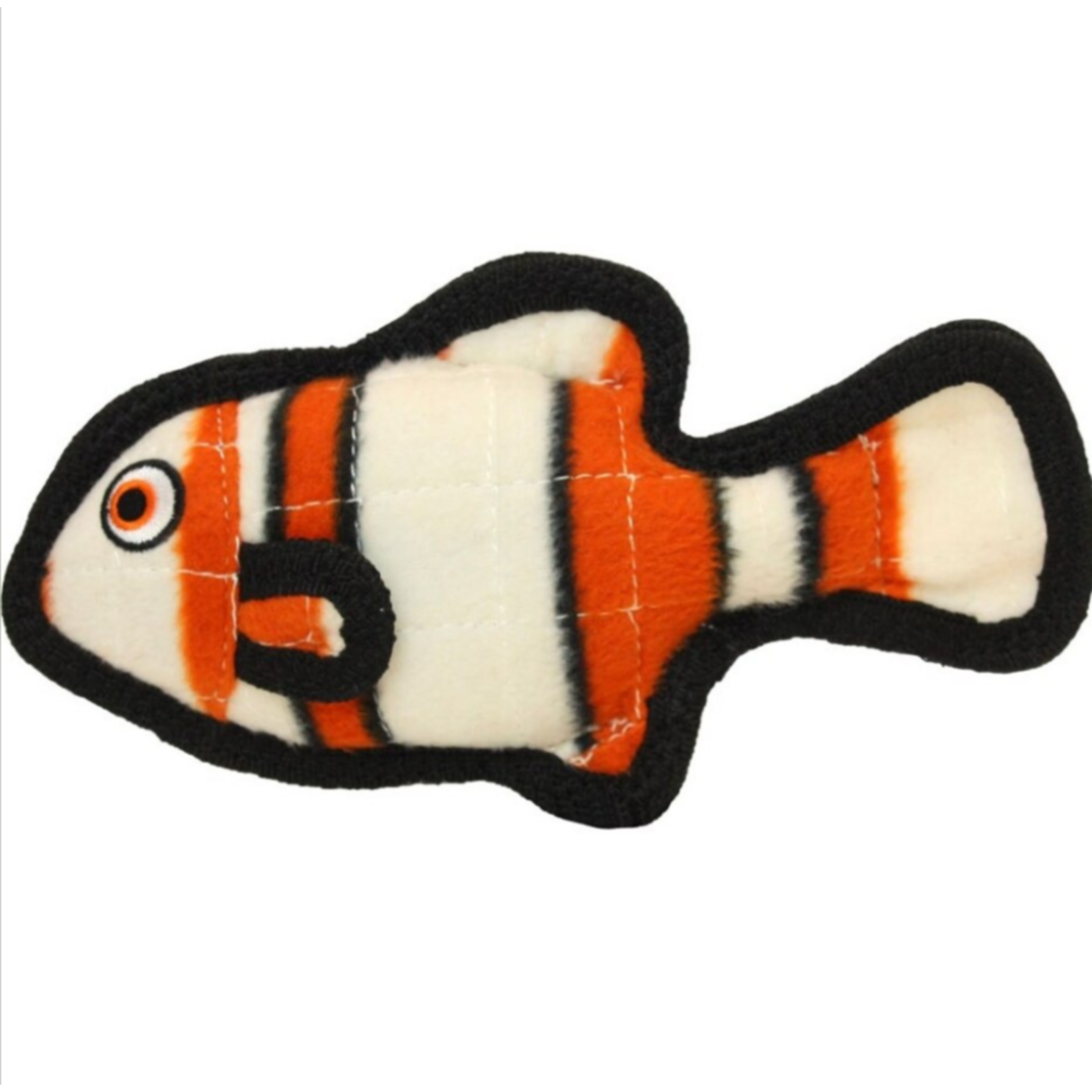 Tuffy's Tuffy's Ocean Creature Jr. Fish Dog Toy  Orange