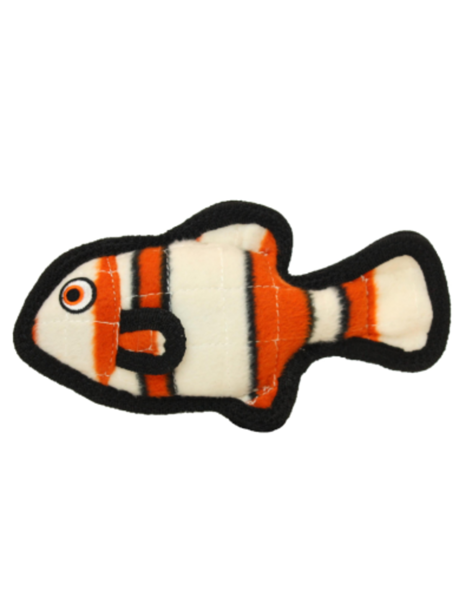 Tuffy's Tuffy's Ocean Creature Jr. Fish Dog Toy  Orange