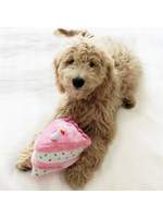 Zippy Paws Zippy Paws Birthday Cake Dog Toy Pink