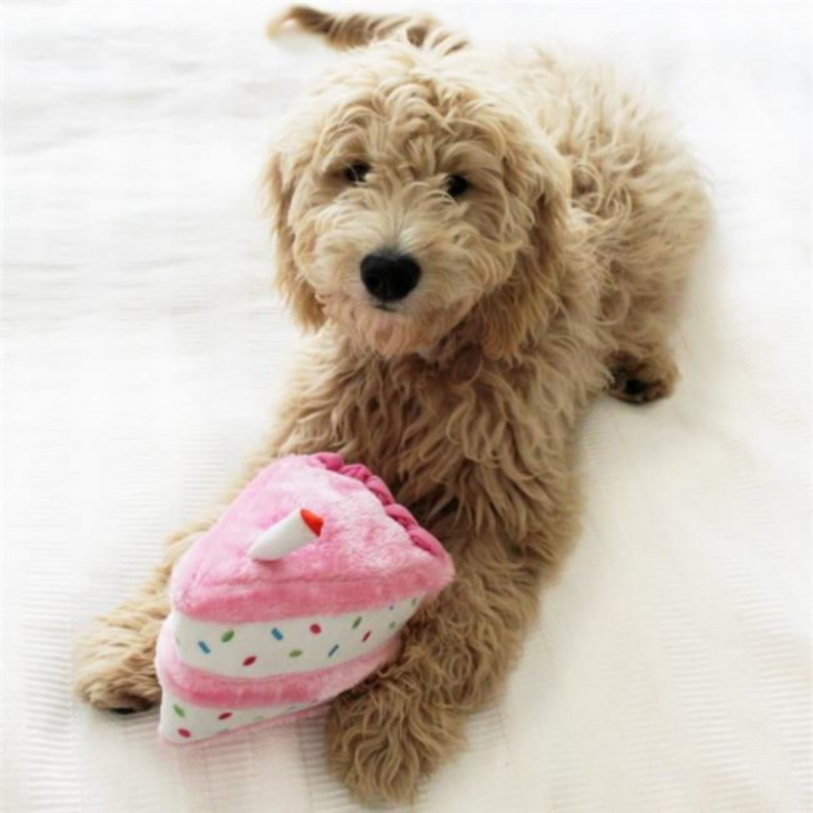 Zippy Paws Zippy Paws Birthday Cake Dog Toy Pink