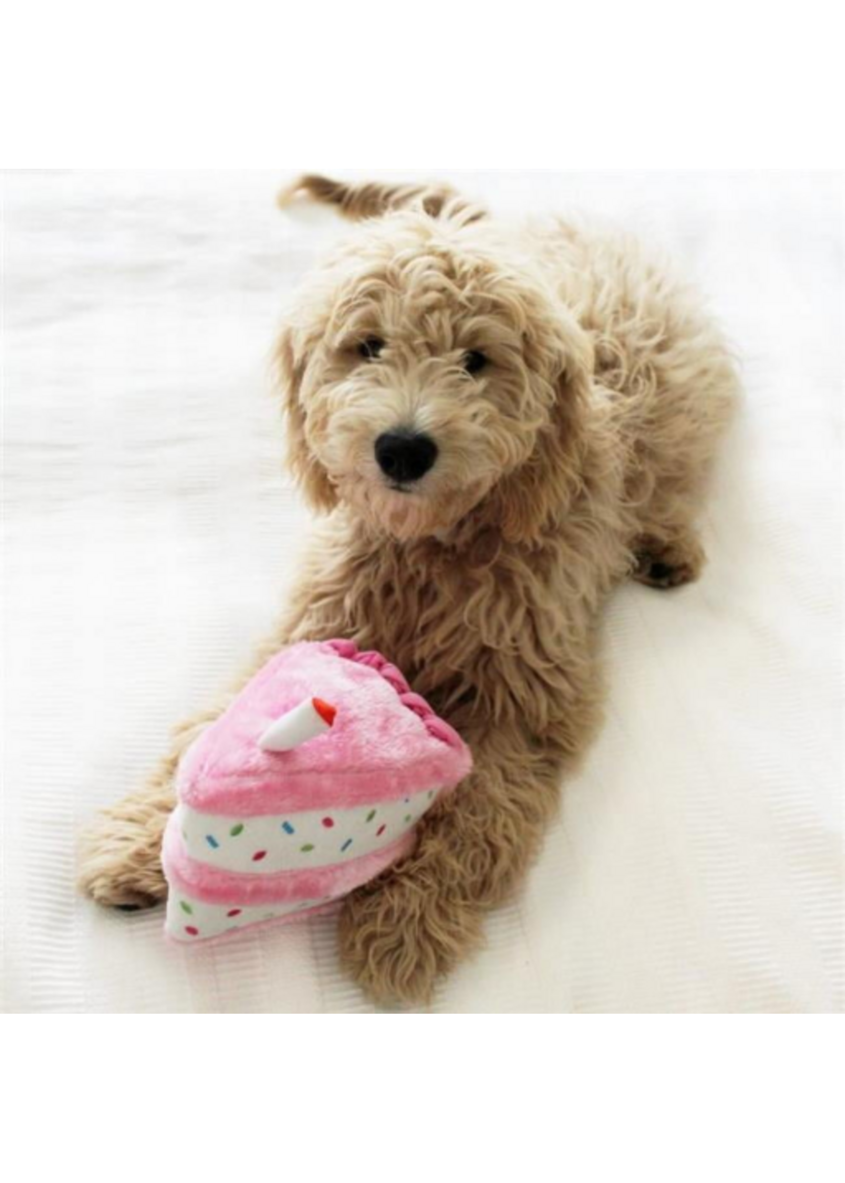 Zippy Paws Zippy Paws Birthday Cake Dog Toy Pink