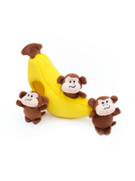 Zippy Paws Zippy Paws Monkey Banana Interactive Burrow Toy