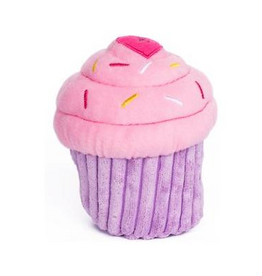 Zippy Paws Zippy Paws Cupcake Plush Dog Toy Pink