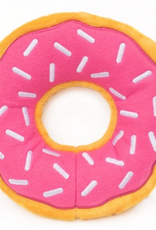 Zippy Paws Zippy Paws Jumbo Donutz Strawberry Dog Toy