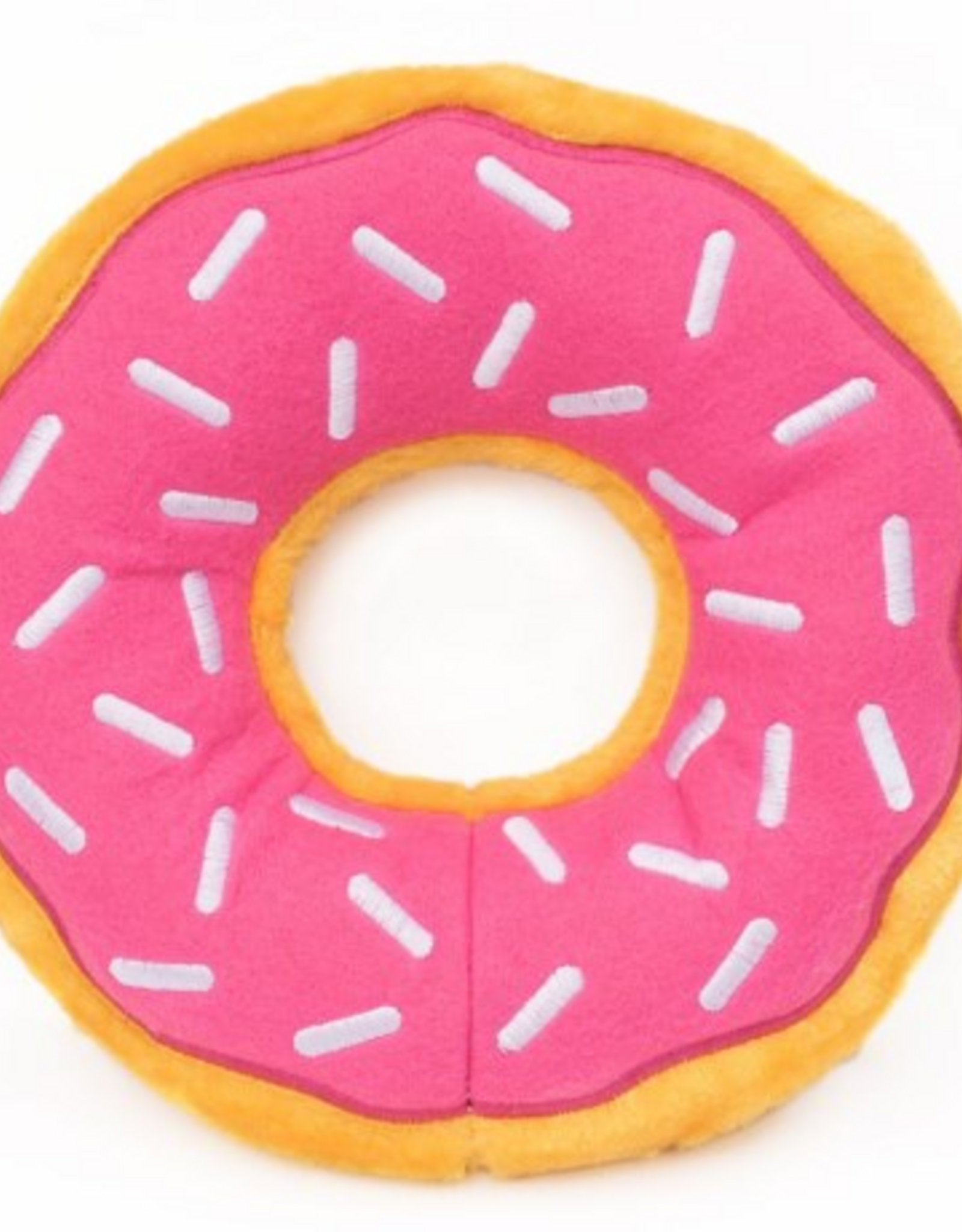 Zippy Paws Zippy Paws Jumbo Donutz Strawberry Dog Toy