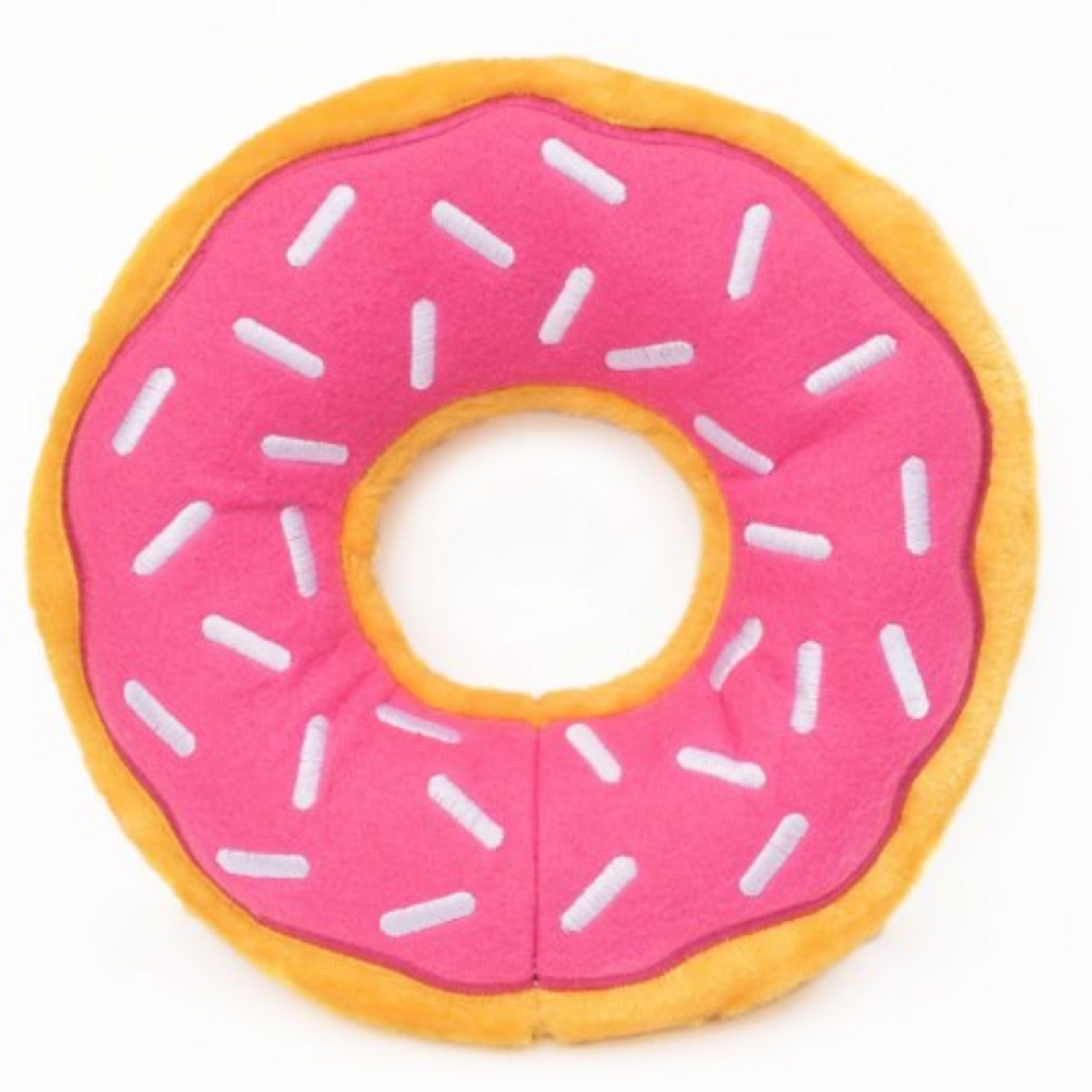 Zippy Paws Zippy Paws Jumbo Donutz Strawberry Dog Toy