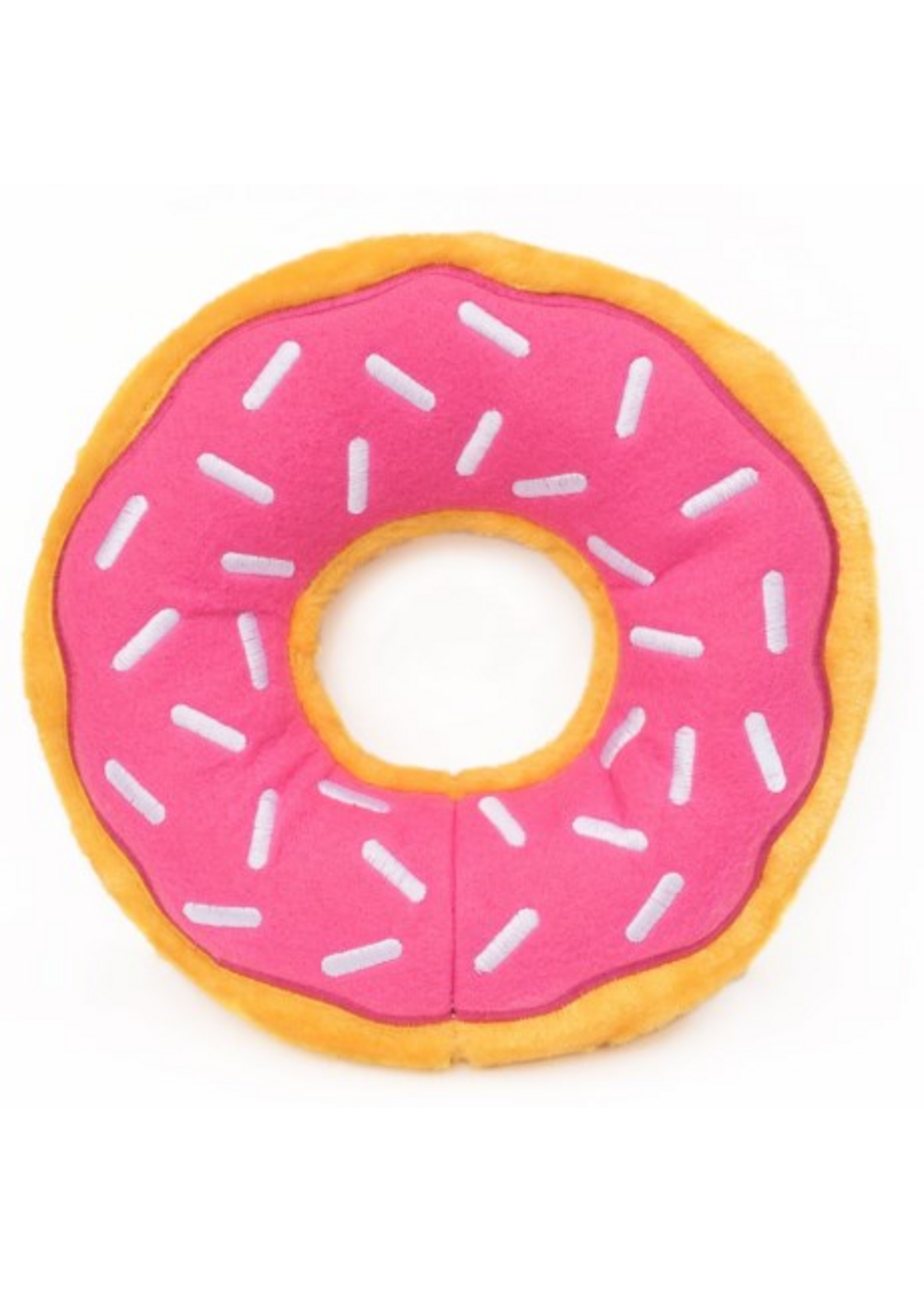 Zippy Paws Zippy Paws Jumbo Donutz Strawberry Dog Toy