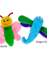 Zippy Paws Zippy Paws MLB Crinkle Toy Plush Dog Toy for Monkey Large Butterfly