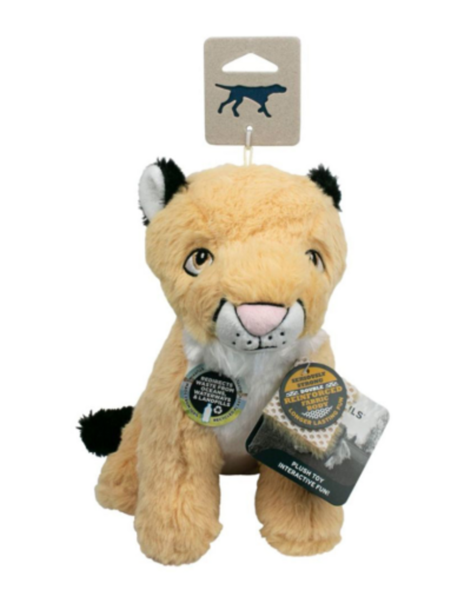 Tall Tails TALL TAILS DOG MOUNTAIN LION CRUNCH SQUEAK CRINKLE 9 INCHES
