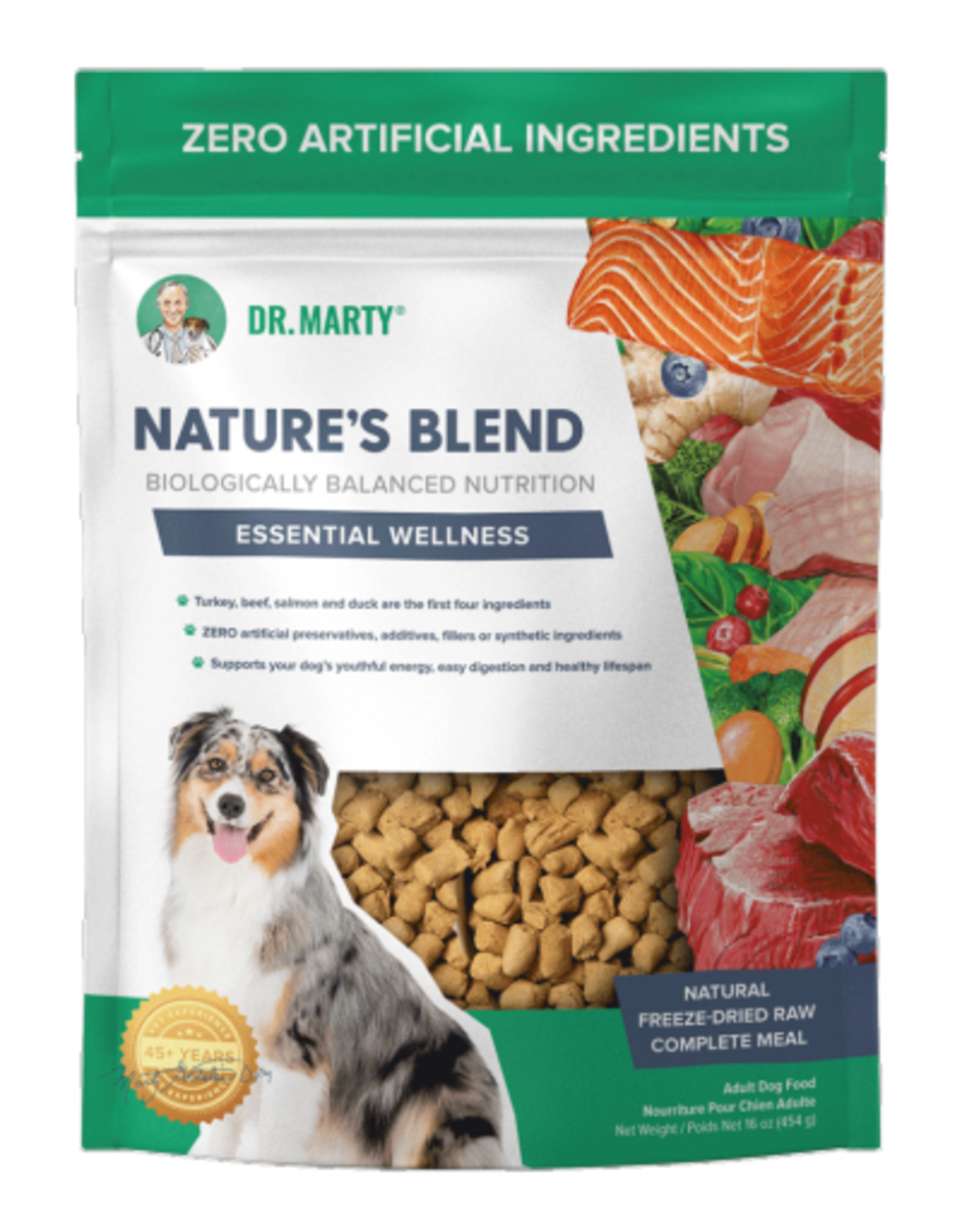 Dr. Marty Dr. Marty Nature's Blend Essential Wellness Freeze Dried Raw Dog Food - 48 oz