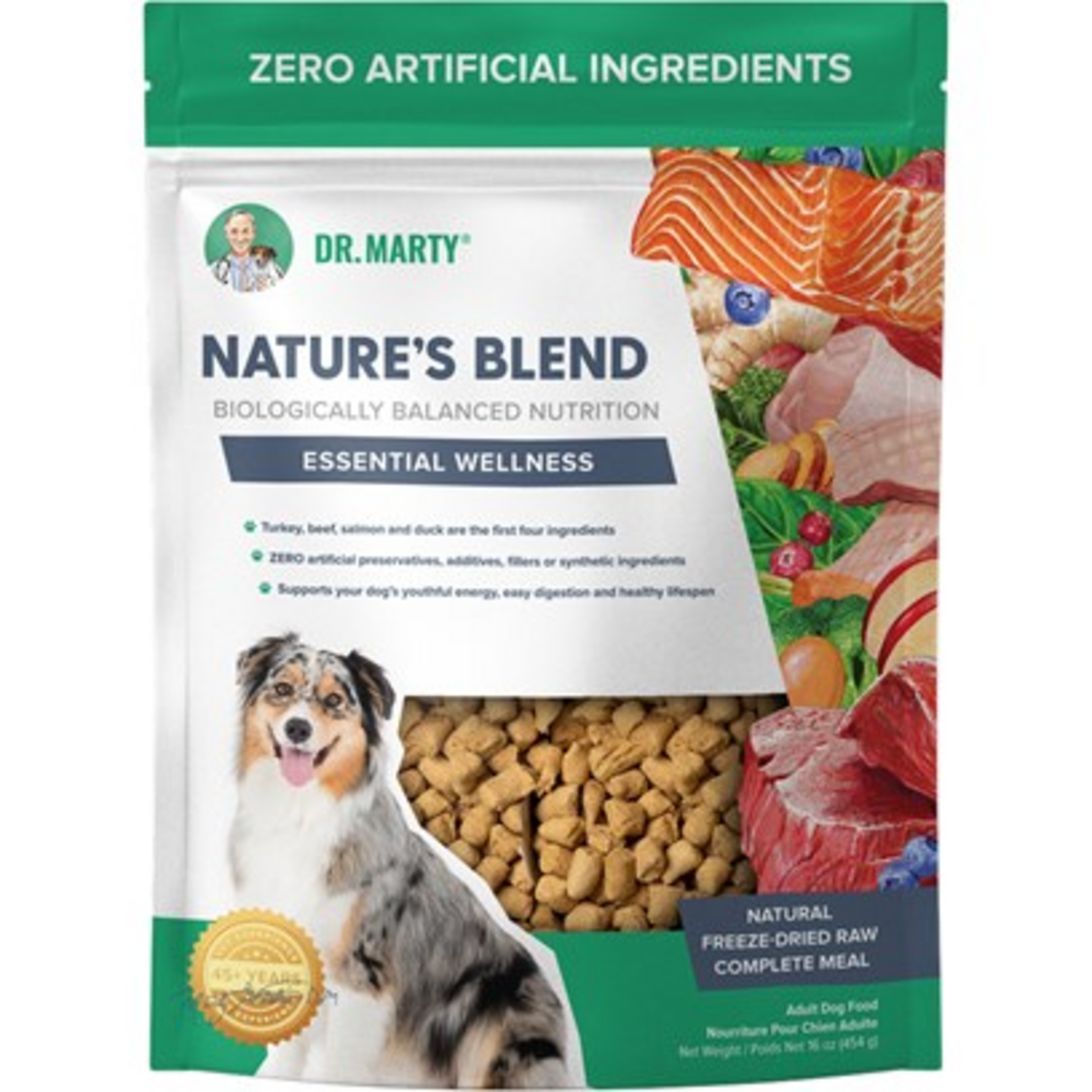 Dr. Marty Dr. Marty Nature's Blend Essential Wellness Freeze Dried Dog Food - 16 oz