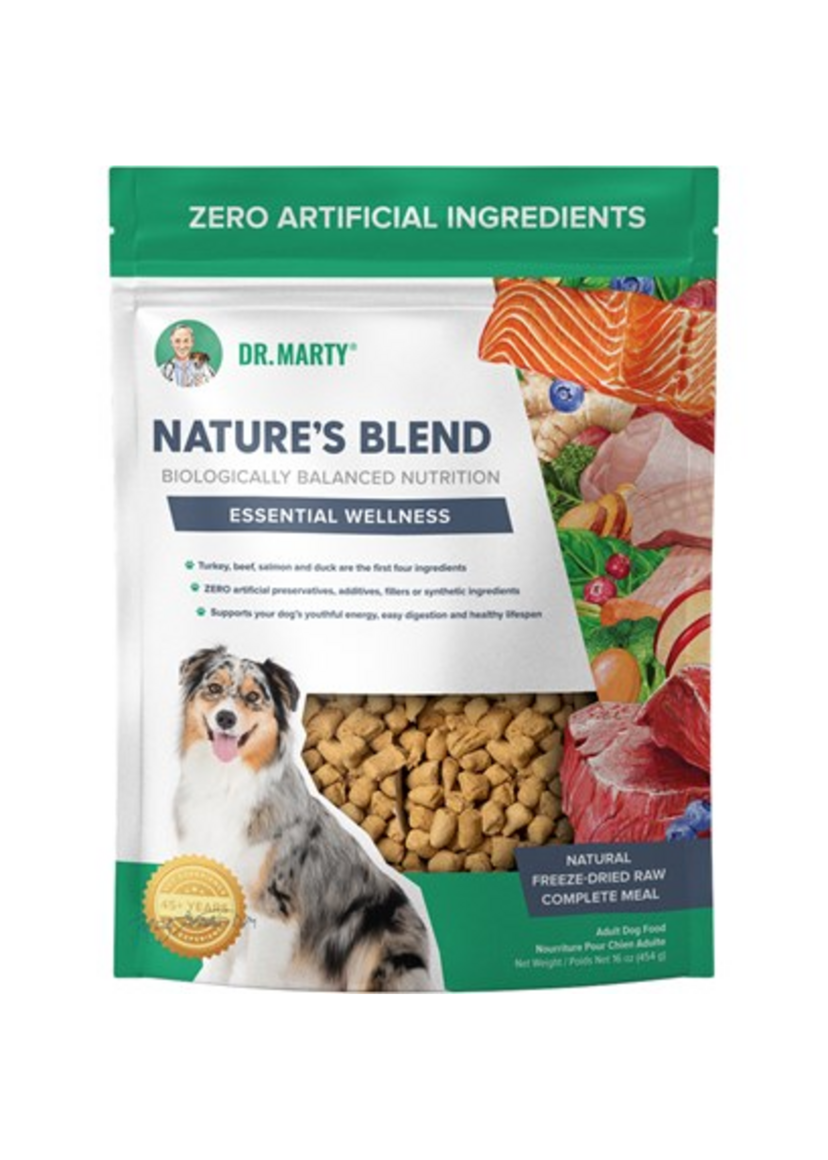 Dr. Marty Dr. Marty Nature's Blend Essential Wellness Freeze Dried Dog Food - 16 oz