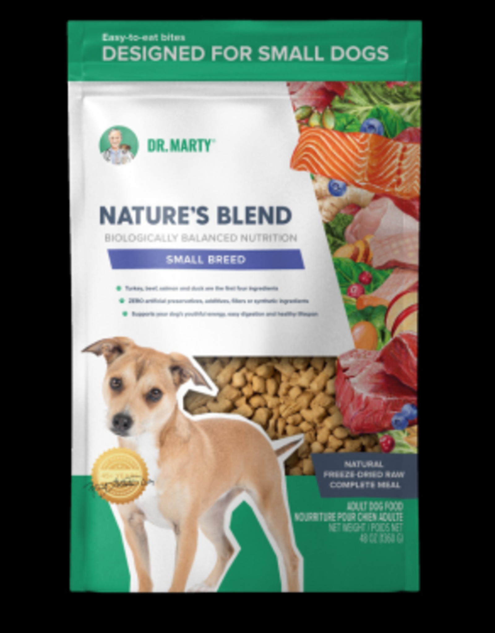 Dr. Marty Dr. Marty Nature's Blend Small Breed Freeze Dried Dog Food - 48 oz