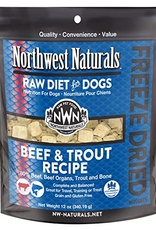 Northwest Naturals Northwest Naturals Nuggets Beef & Trout Freeze Dried Dog Food 12 Oz