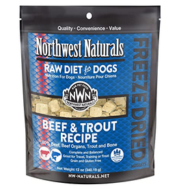 Northwest Naturals Northwest Naturals Nuggets Beef & Trout Freeze Dried Dog Food 12 Oz