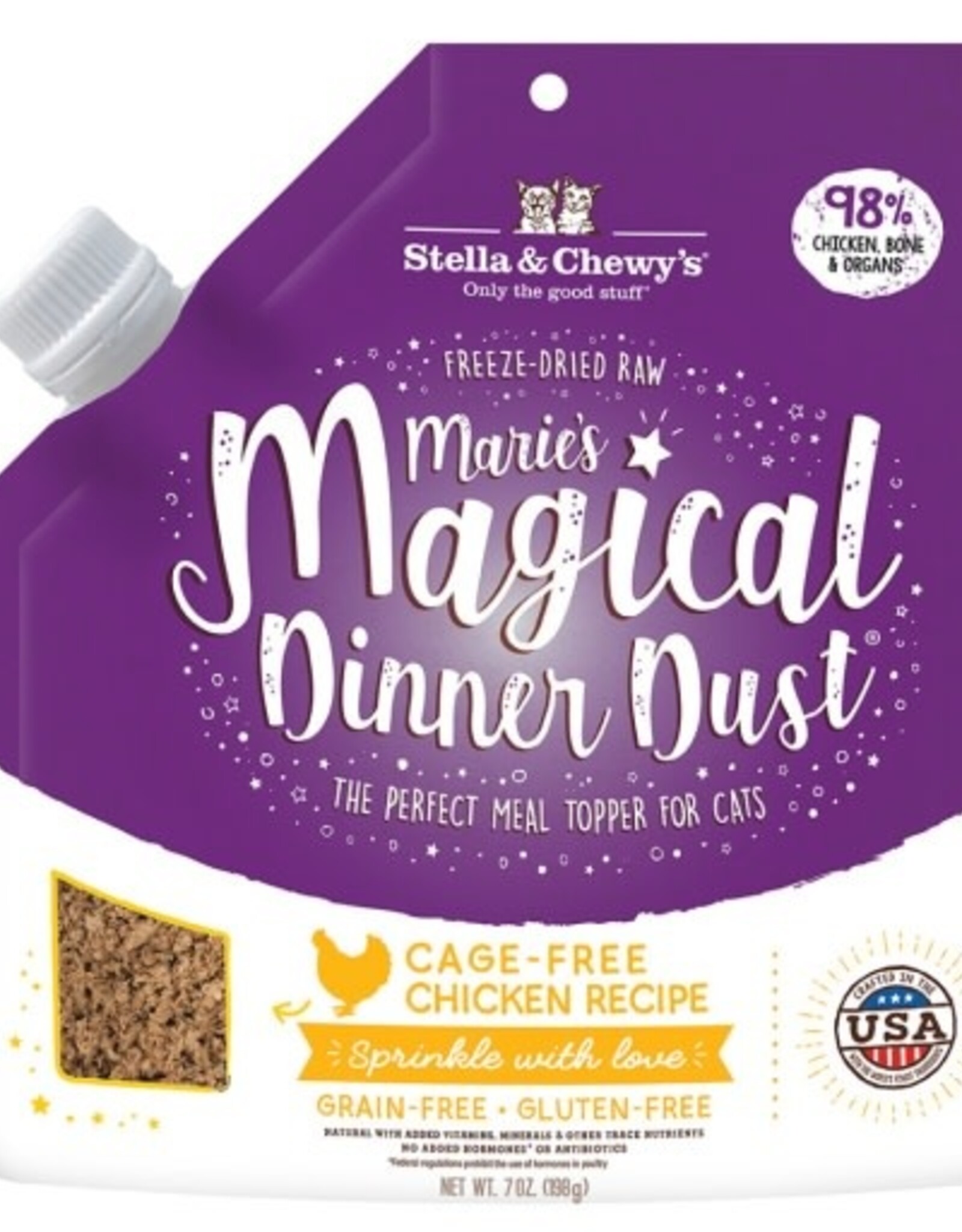 Stella & Chewy's Stella & Chewy's Marie's Magical Dinner Dust Cage Free Chicken Cat Food Topper - 7 Oz