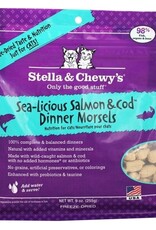 Stella & Chewy's Stella & Chewy's Sea-Licious Salmon & Cod Dinner Morsels Grain Free Freeze Dried Raw Cat Food - 8 Oz