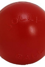 Jolly Pets Jolly Pets Push-N-Play Ball Red 10" Hard Plastic Chew Dog Toy