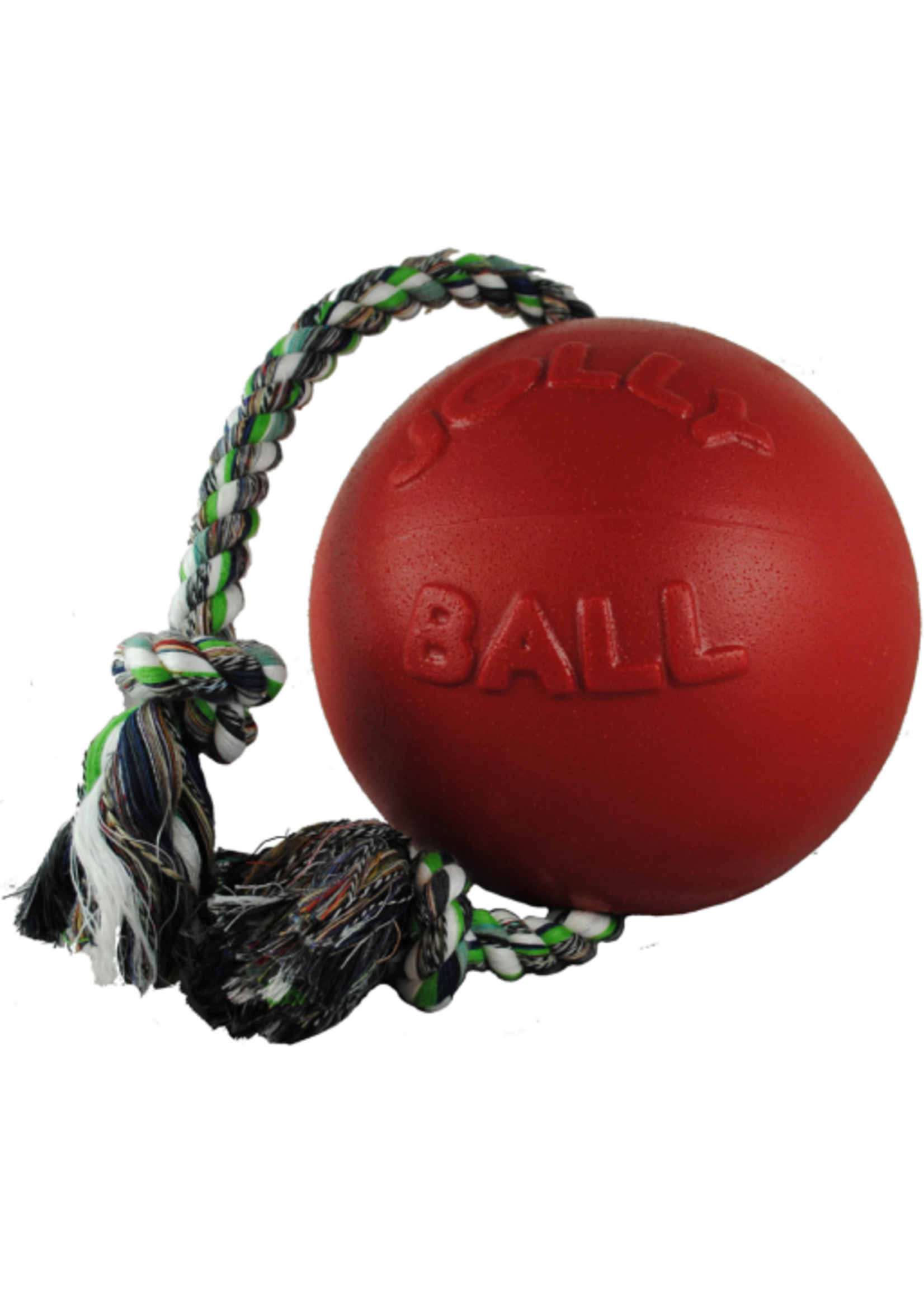 Jolly Pets Jolly Pets Romp-N-Roll Durable Dog Toy Red 6"