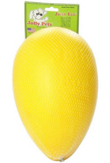 Jolly Pets Jolly Pets Egg Dog Toy Yellow 8"