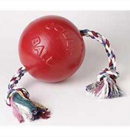 Jolly Pets Jolly Pets Romp-N-Roll Dog Toy Red 4.5"