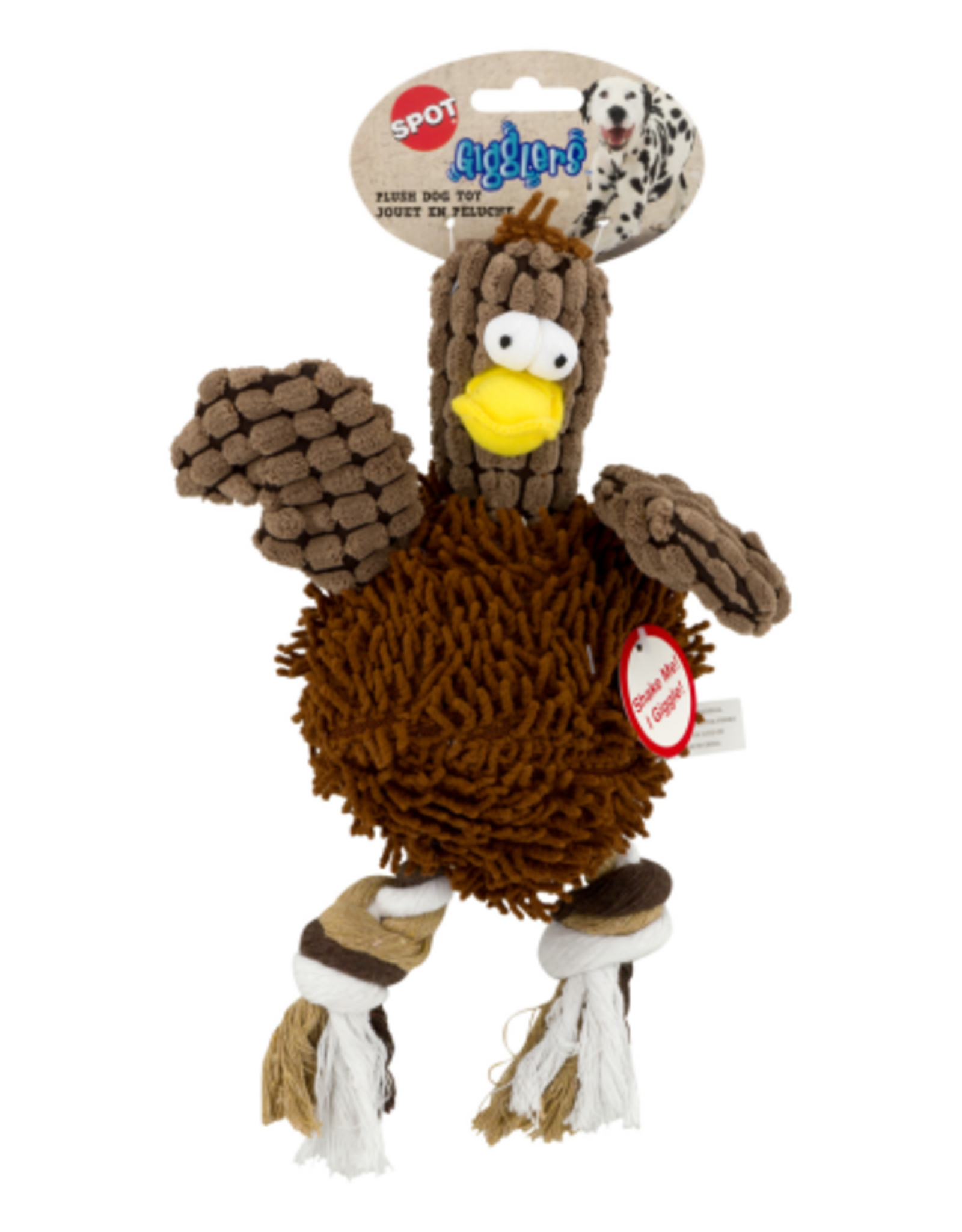 Ethical Pet GIGGLERS PLUSH CHICKEN 12"
