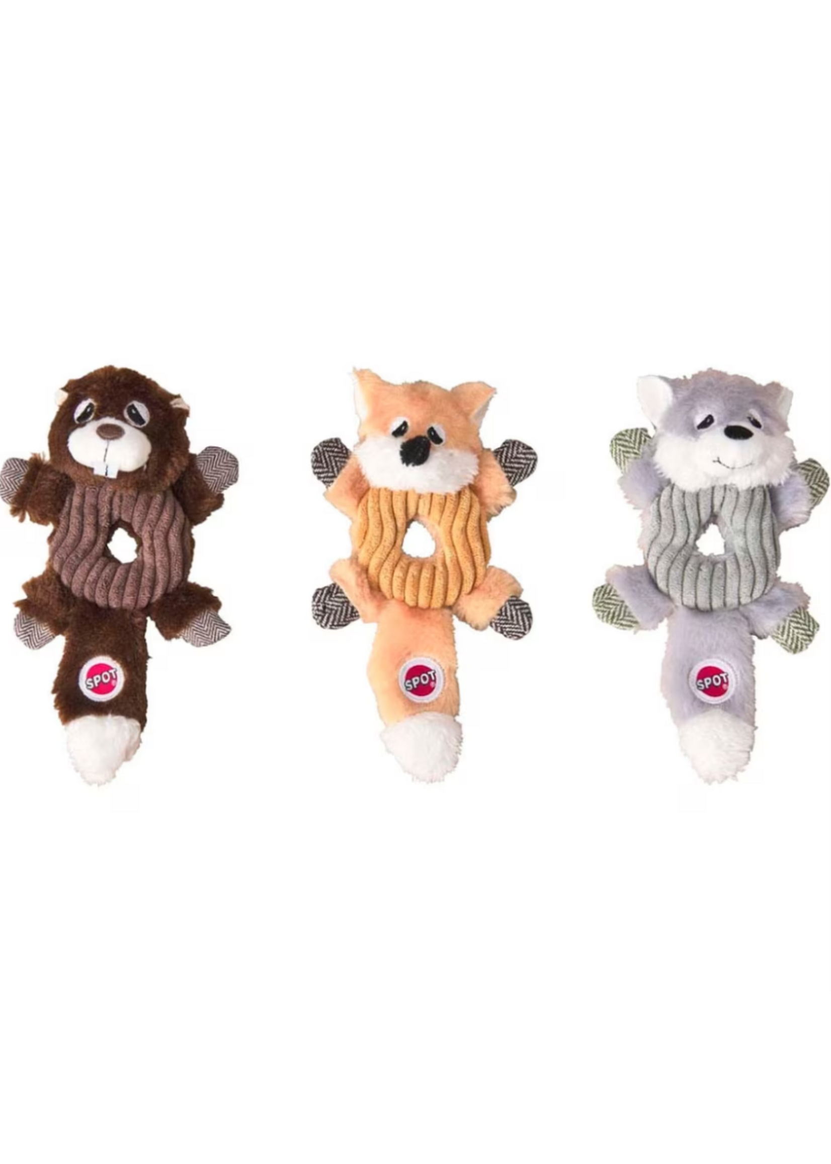 Ethical Pet Spot Lil Spots Donut Crinklers Dog Toy 7"
