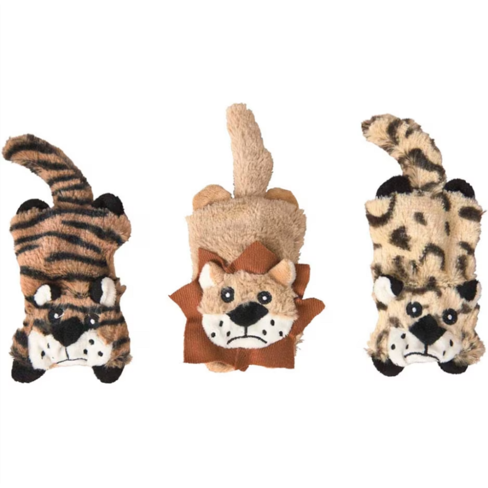 Ethical Pet Spot Lil Spots Flat Cats Dog Toy 5" 3PK