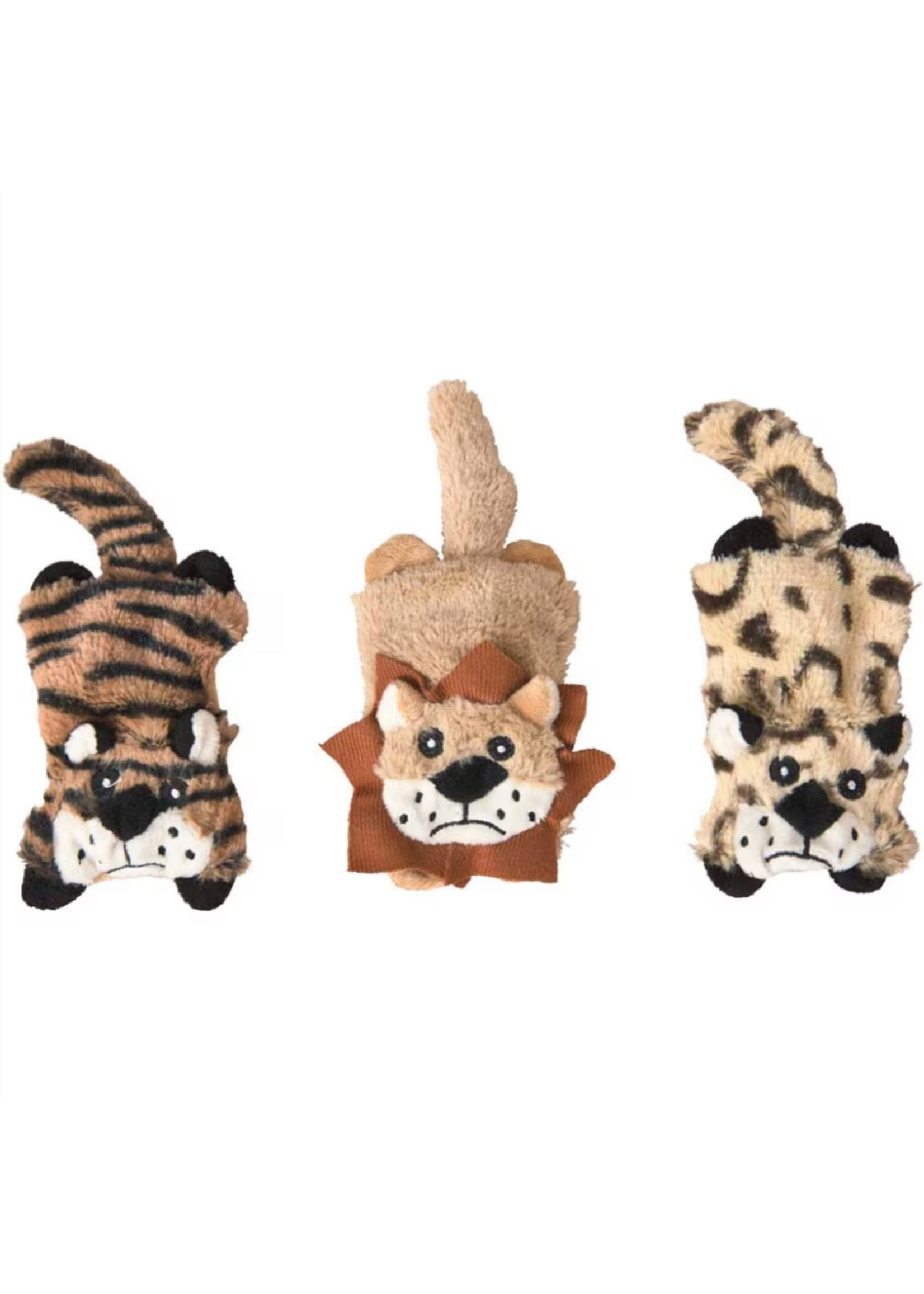 Ethical Pet Spot Lil Spots Flat Cats Dog Toy 5" 3PK