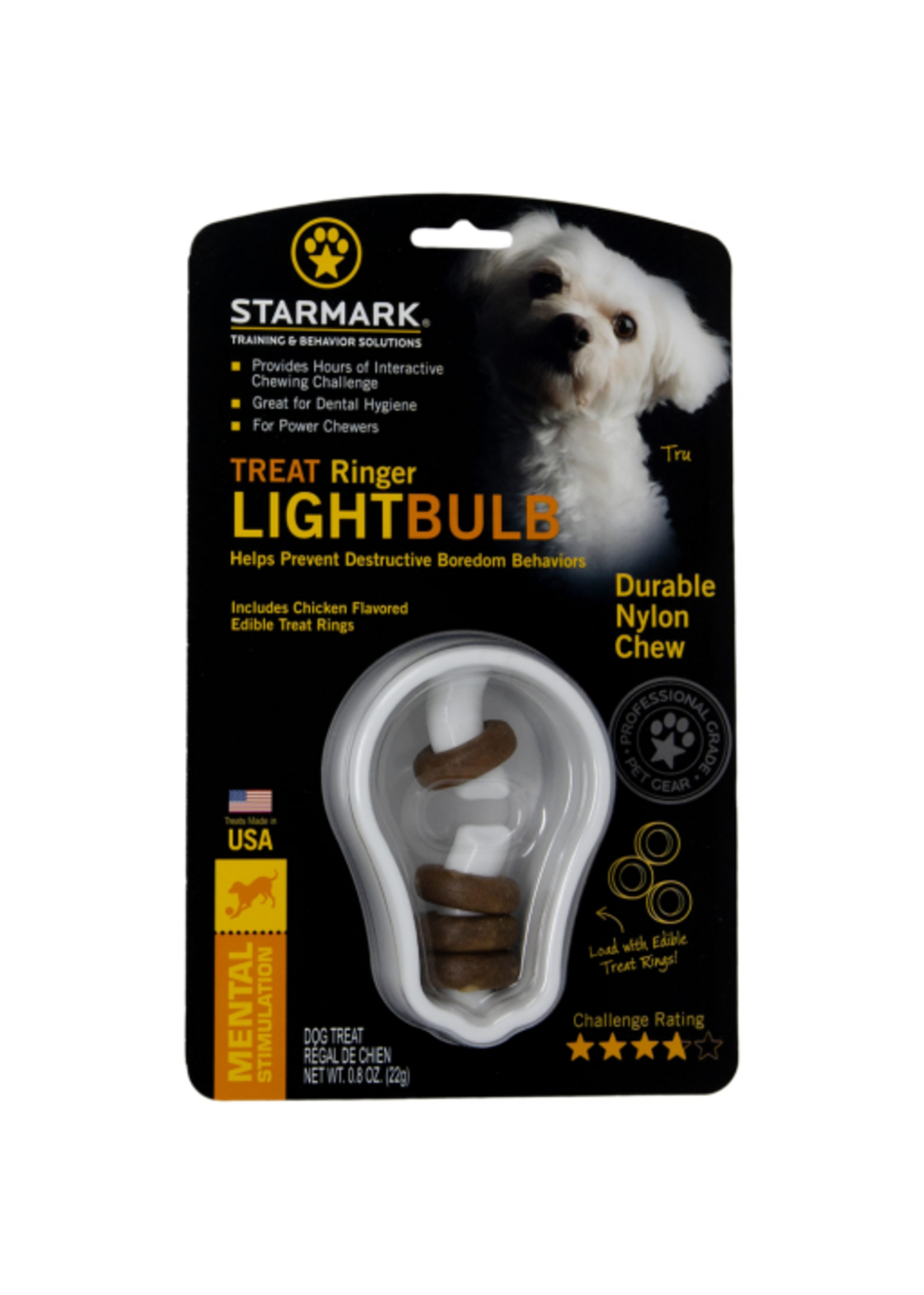 Starmark Starmark Ringer Lightbulb Dog Treat