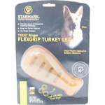 Starmark Starmark Flexgrip Ringer Turkey Leg Dog Chew Toy
