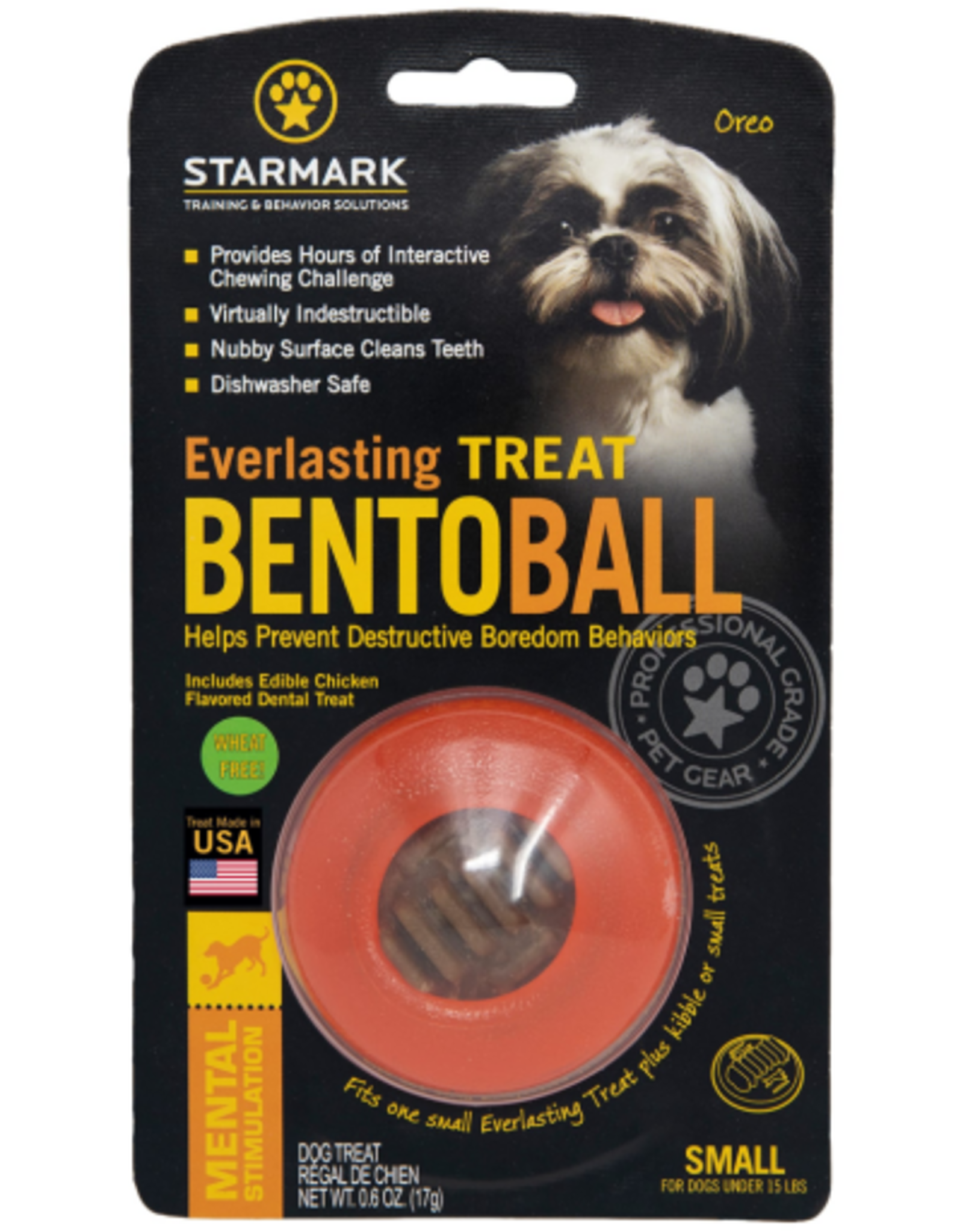Starmark Starmark Everlasting Treat Bento Ball Dog Chew Toy Small