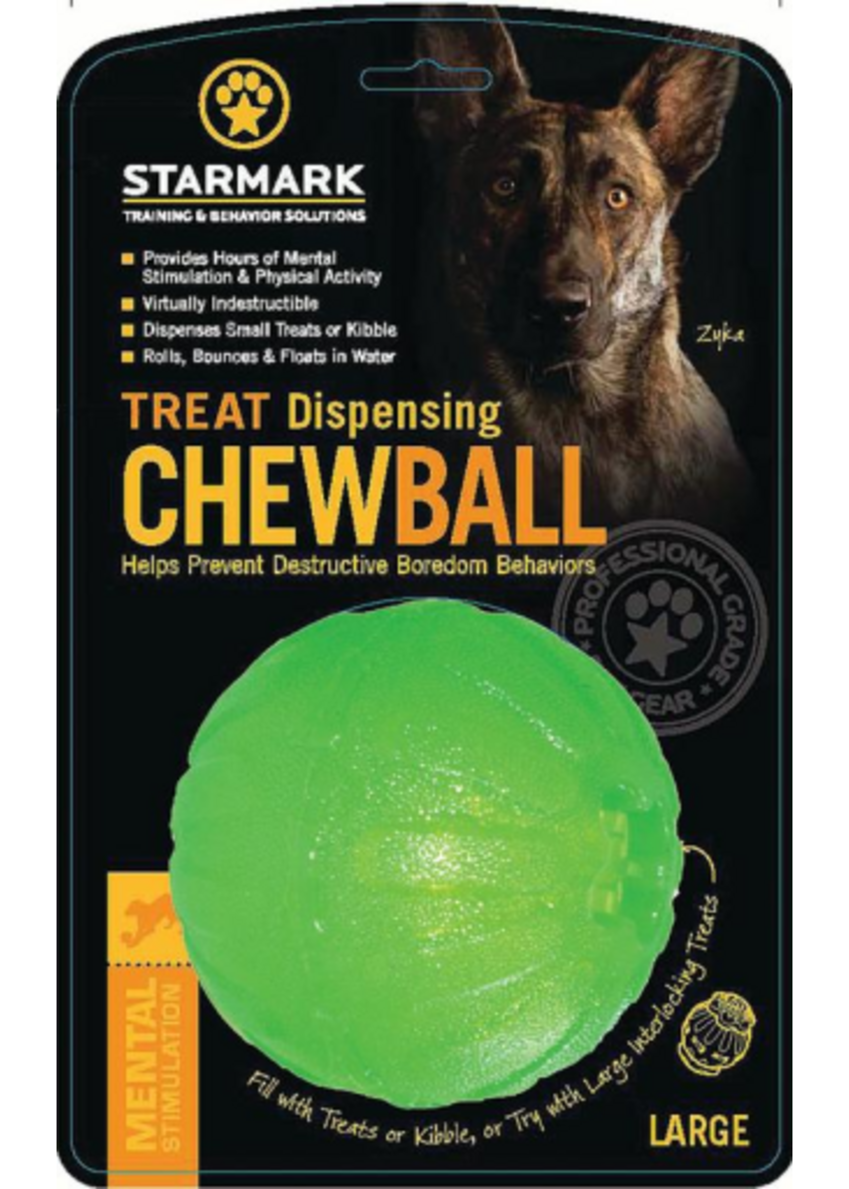 Starmark Starmark Treat Dispensing Dog Chew Ball