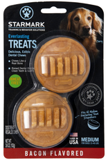 Starmark Starmark Everlasting Dog Treat Toy Bacon Edible Dental Chew Medium