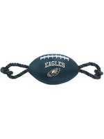 Pets First Philadelphia Eagles Football Dog Toy, Medium, Black