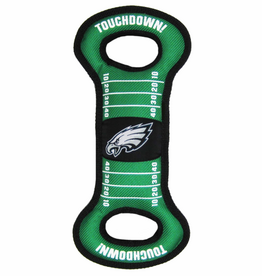Pets First Philadelphia Eagles Football Field Pet Toy for DOGS/CATS Heavy-Duty, Durable toy with Squeaker
