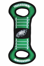 Pets First Philadelphia Eagles Football Field Pet Toy for DOGS/CATS Heavy-Duty, Durable toy with Squeaker