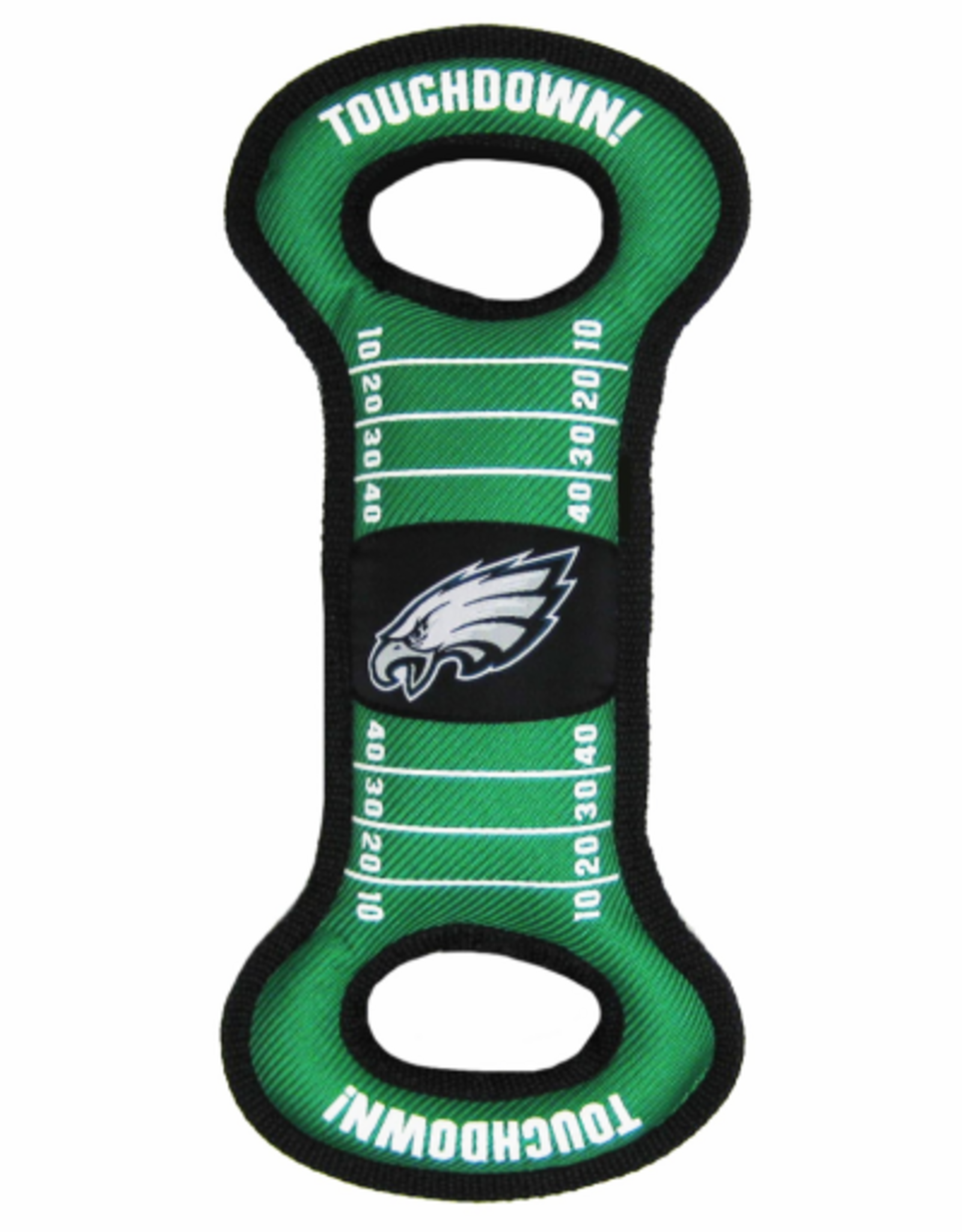 Pets First Philadelphia Eagles Football Field Pet Toy for DOGS/CATS Heavy-Duty, Durable toy with Squeaker