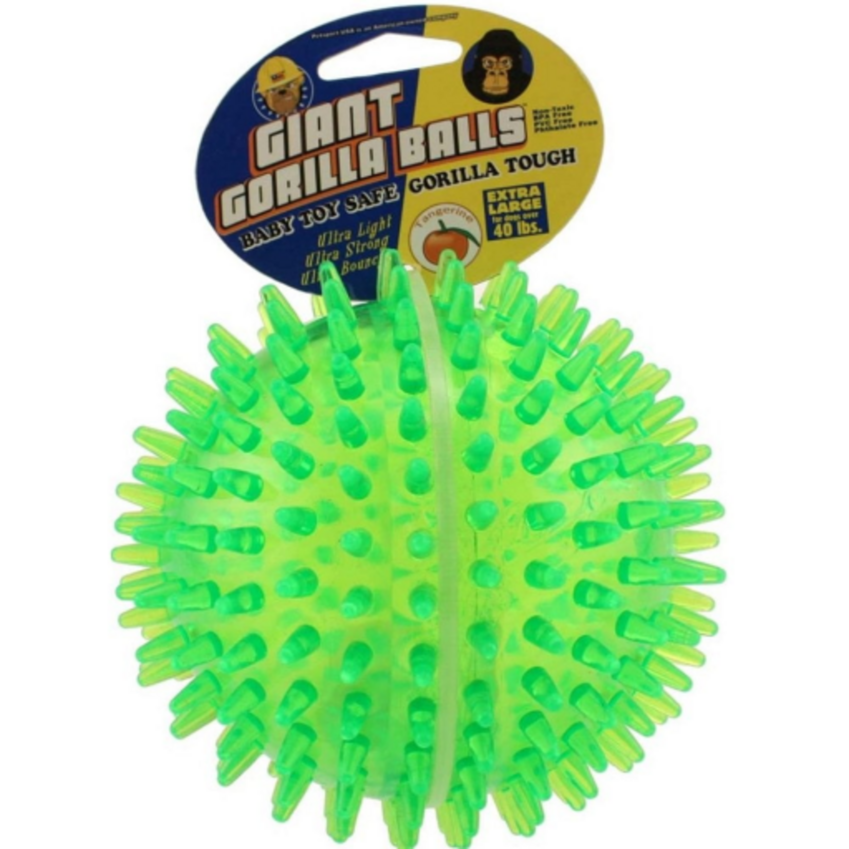 Petsport Petsport USA Gorilla Ball Dog Toy Assorted XL 5"