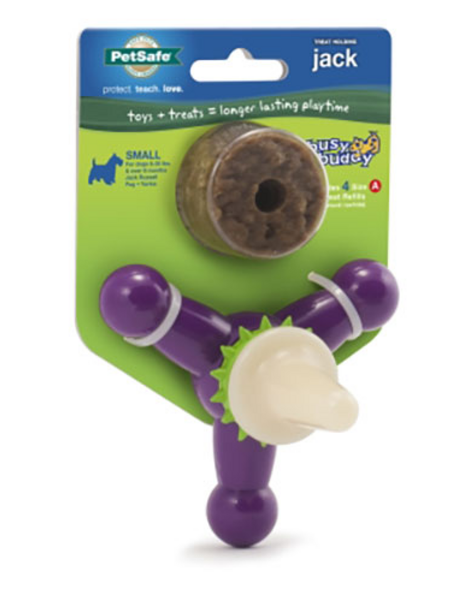 PetSafe PetSafe Busy Buddy Jack for Tough Dog Chewers Includes Treat Rings - Small