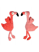 Multipet Multipet 17 in. Corduroy Flamingo Dog Toy Assorted Color