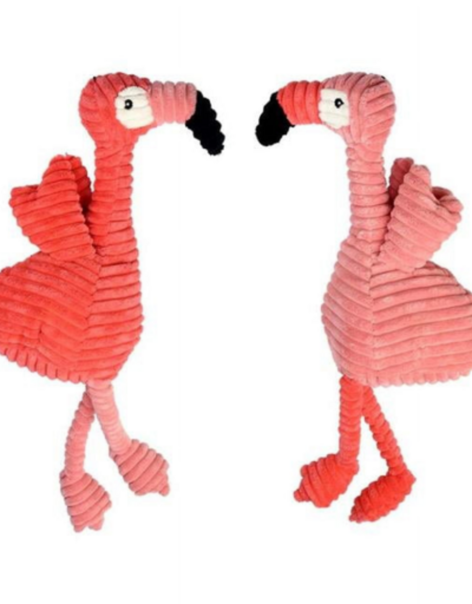 Multipet Multipet 17 in. Corduroy Flamingo Dog Toy Assorted Color