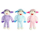 Multipet Multipet 20 in. Envy Floppy Lamb Chop Dog Toy, Assorted Style