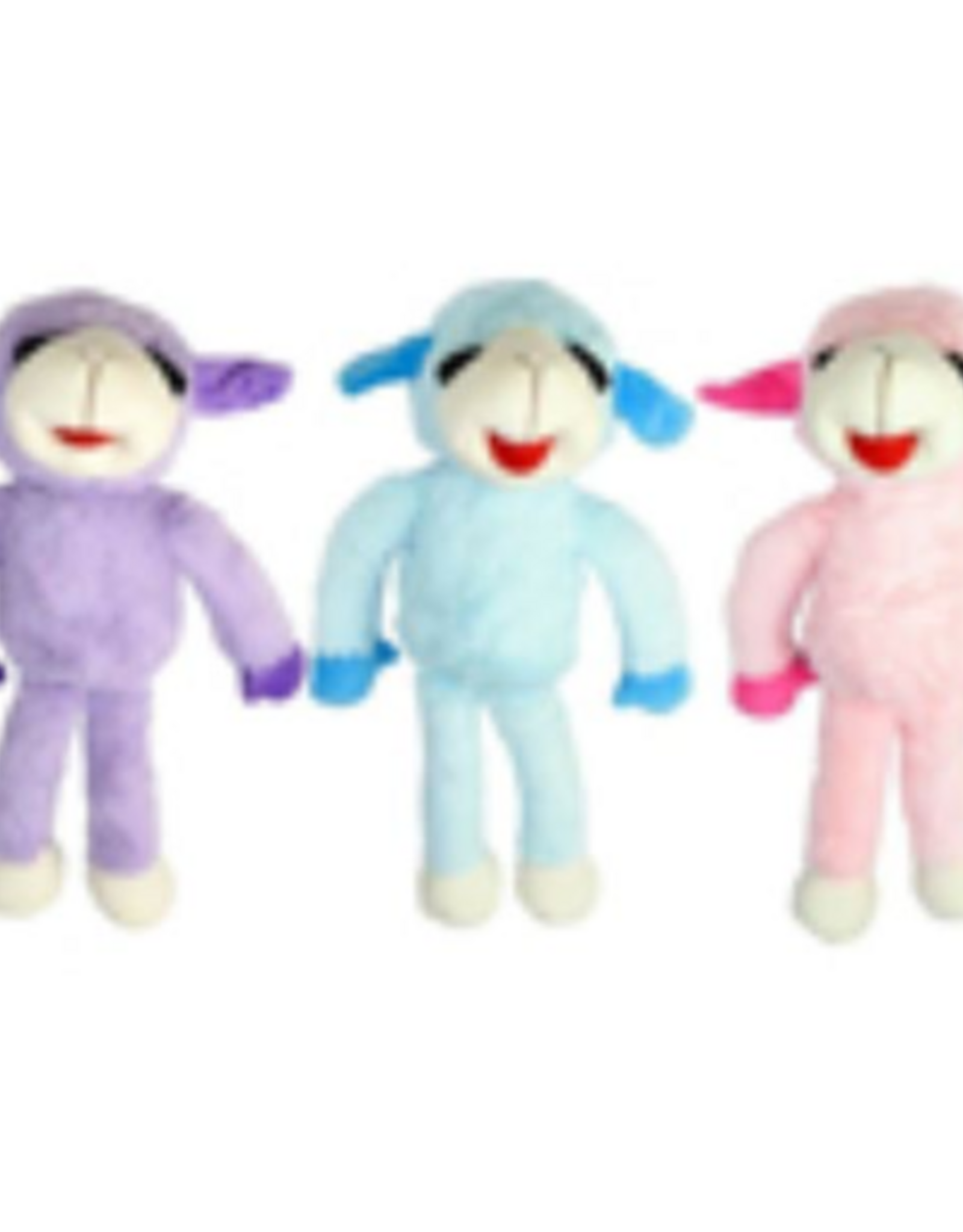 Multipet Multipet 20 in. Envy Floppy Lamb Chop Dog Toy, Assorted Style