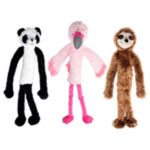Multipet Multipet 27 in. Envy Swingin Slevins Dog Toy, Assorted Style
