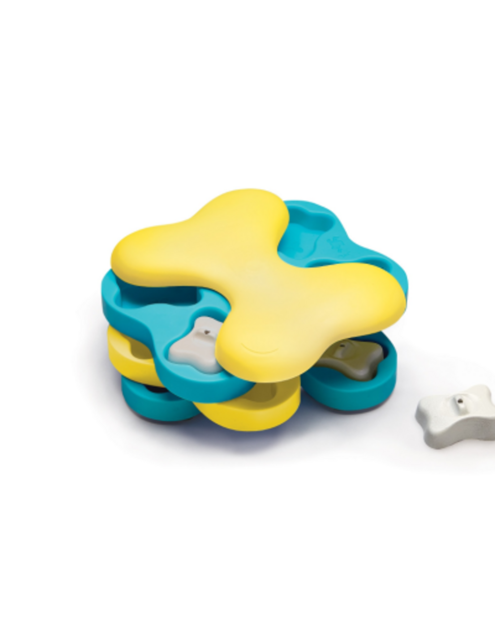 Outward Hound Nina Ottosson by Outward Hound Dog Tornado Interactive Treat Puzzle Dog Toy  Blue  One-Size