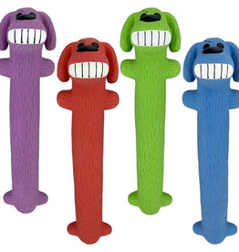 Multipet Multipet 12 in. Loofa Latex Dog Toy Assorted